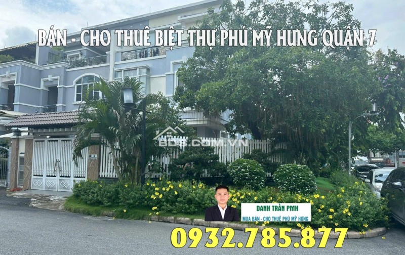 Bán Căn Góc Biệt Thự Mỹ Thái 3 dt 12x20m Phú Mỹ Hưng Q.7 Giá 65 tỷ LH 0932785877 Danh Trần PMH